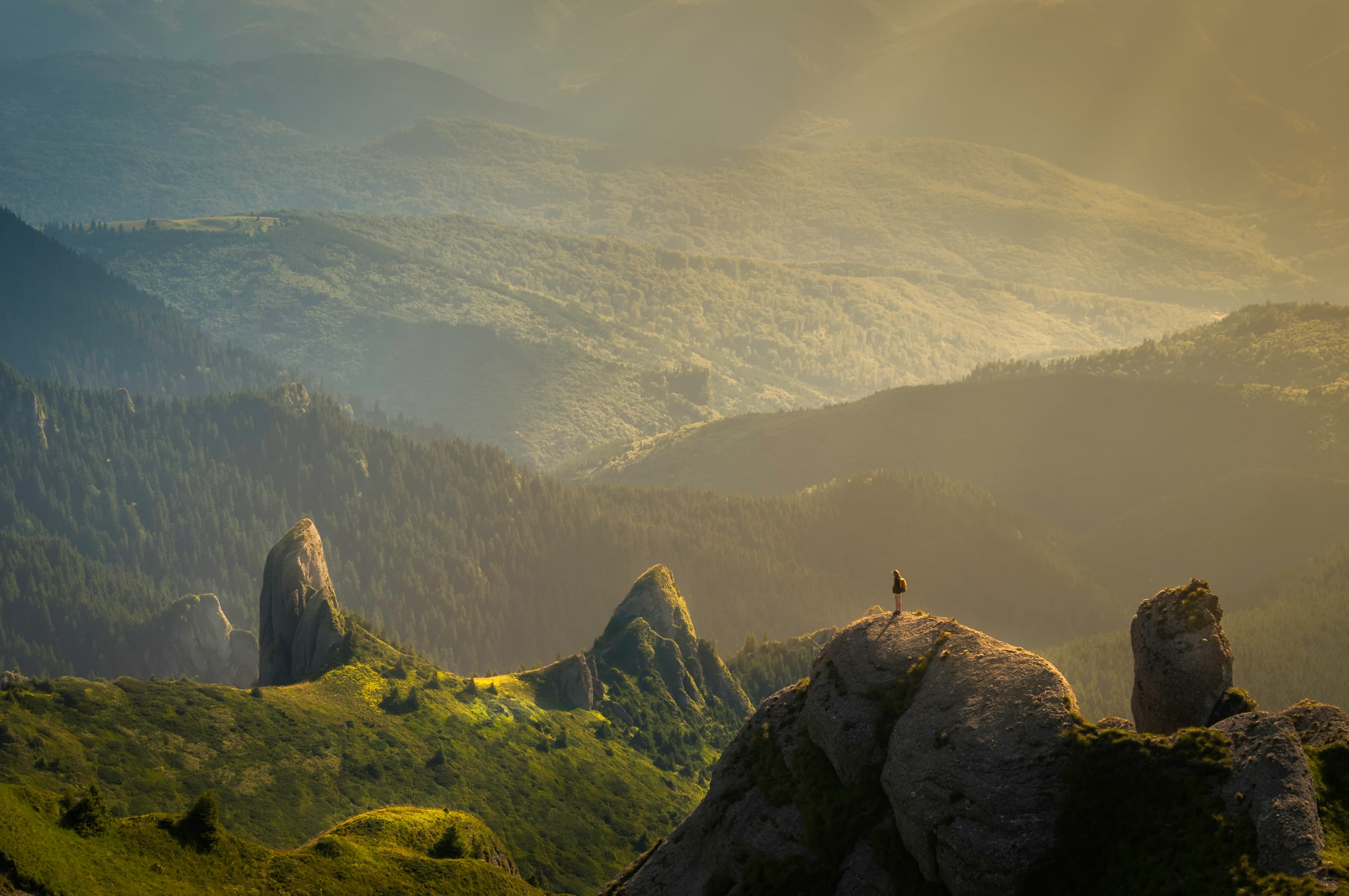 Hermoso paisaje de montaña